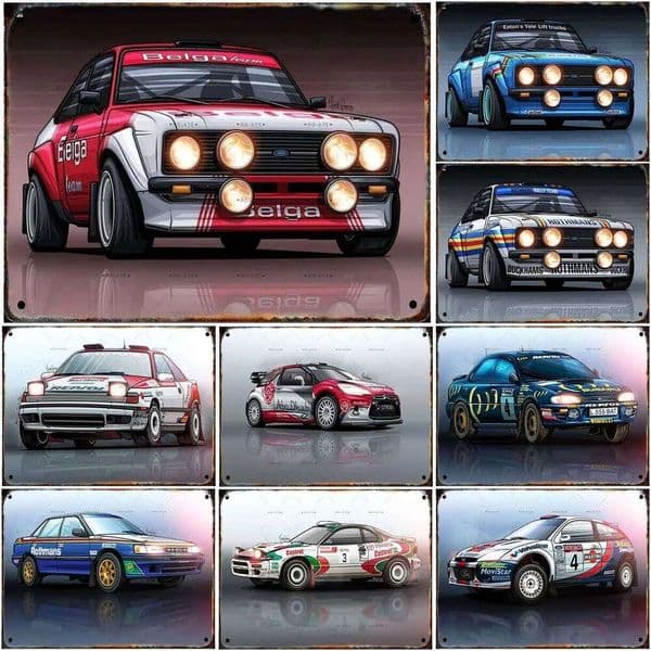 Metal Tin Signs Off road vehicle Wall Decoration Plaque Vintage Art Poster Iron Painting for Man Cave Home Cafe Garden Club Bar 26Y0507