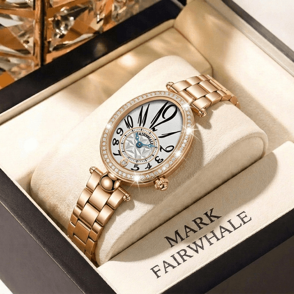 MARK FAIRWHALE high-end fashionable ladies' waterproof business quartz watch 3610