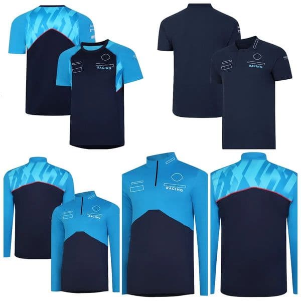 Motorcycle Gear F1 Team Clothing Leisure Sports Fans POLO Racing Lapel T-Shirt Plus Size Custom Quick-Drying Shirt ride gear Free Ship 86
