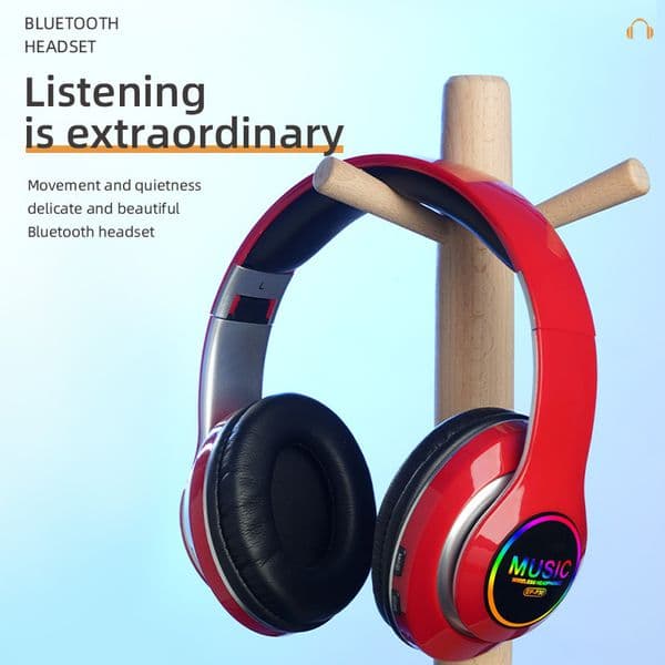 Long Lasting Bluetooth Over-Ear Stereo Headsets Featuring Rich Bass Sound Quality