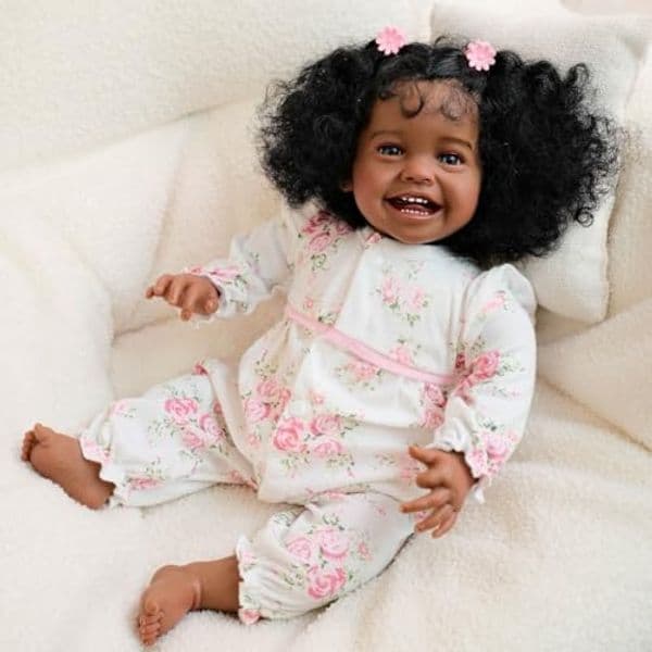 Realistic 51cm 20inch Soft Silicone Reborn Baby Doll with 3D-paint Skin and Vascular Vein born Bebe Dress Up Toy