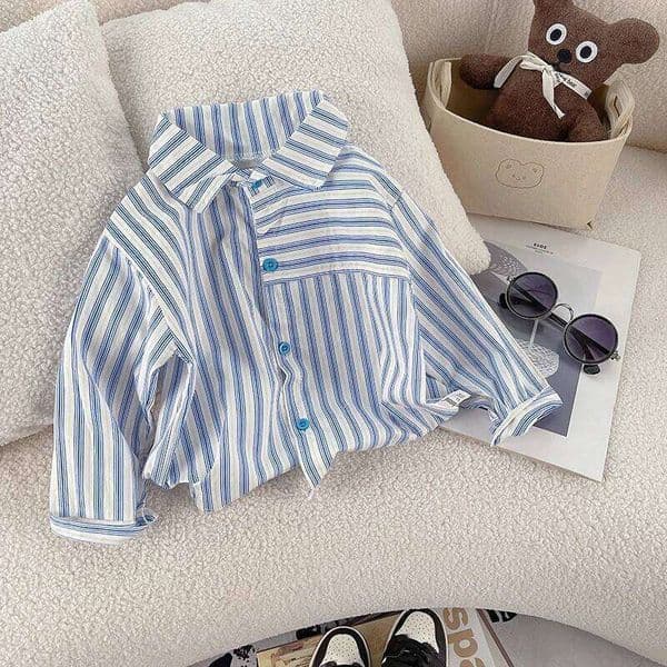 IENENS Clothes Baby Spring Thin Shirts Toddler Infant Boy Long Sleeve Tees Tops 1 2 3 4 Y Kids Girl Cotton Shirt 26W0507