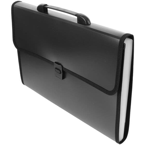 Premium ABS Expanding Accordion File Folder Portable Document Organizer for Office School Travel Large Capacity Paper Storage 260506