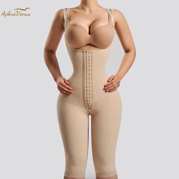 Fajas Colombianas Women Long-pants Full Body Shapewear Postpartum Waist Trainer Shaper Post Liposuction Tummy Control Bodysuit 260507