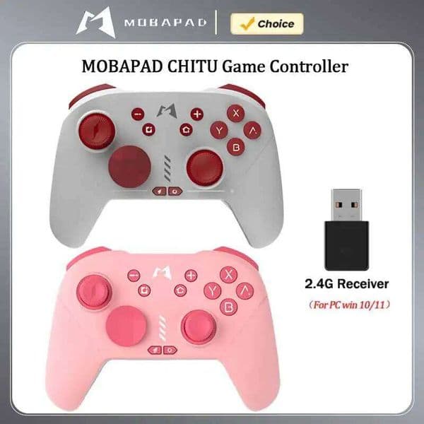 MOBAPAD CHITU Bluetooth Controller HD Mechanical Hall JoystickGamepad For Nintendo Switch 2 PC Android iOS Game Accessory S260506