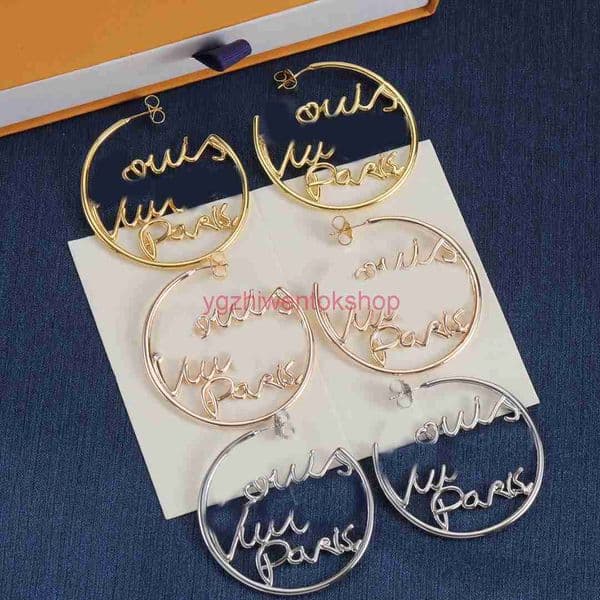 lvs earrings lvness lousi louise Designer Hoop Earrings Luxury Classic Letter Stud Earrings Gold Silver Charm Pendant Chain Necklace for Women Men Wedding Party Fas