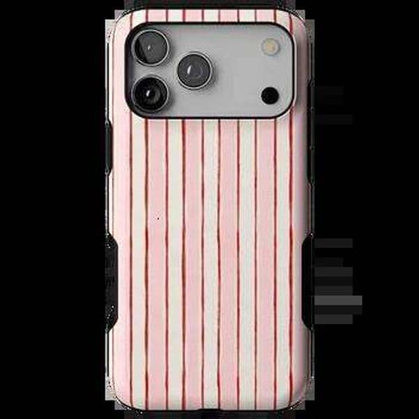 INS Korean Colorful Striped Phone Case for iPhone 17 17e 16e 16 15 14 13 12 11 X XS XR Air Pro Max Plus Double-layer Back Cover 26W0508