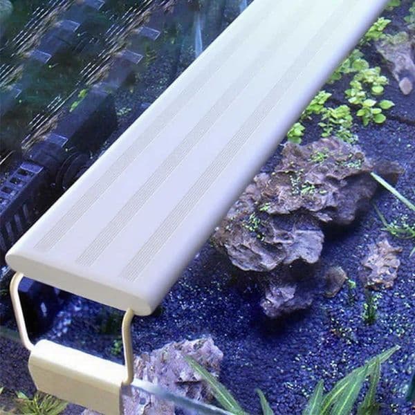 Aquarium LED Light Super Slim Fish Tank Aquatic Plant Grow Lighting Waterproof Bright Clip Lamp Blue LED 18-72cm for Plants 220v H260508