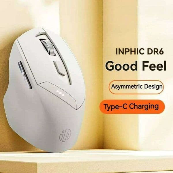BT Tri-mode Rechargeable 2.4G Wireless Office Mute Support PC Laptop Tablet Smartphone Universal Mouse 26L0508