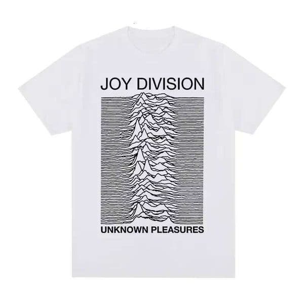 Joy Division Creative Line Print Summer 100% Cotton Casual Comfortable Men's T-Shirt Trendy Street Women Clothing 26L0508