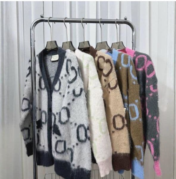 Women Soft Sweater Cardigans Coats Autumn Winter Womens Long Sleeve V-neck Loose Knitted Jackets Casual Cardigan Sweaters