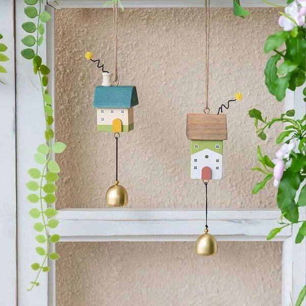 Artistic Wind Chime Pendant - For Outdoor Balcony, Nursery, Children's Bedroom Wall, Door, Kitchen and Dining Room 26W0508