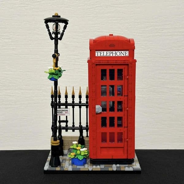 2026 Build Block Set Build Brick Block Set Ideas Red London Telephone Box 21347 Building Blocks Sets Classic British Symbol Bricks Toys For brick Adult Children Gi