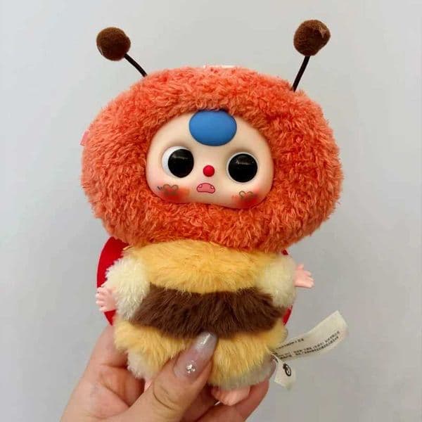 Baby Three Elf Series Plush Blind Box Toy Cute Animal Plush Doll Bag Charm Pendant Keychain Office Accompany Girl Mystery Gifts L260508030S