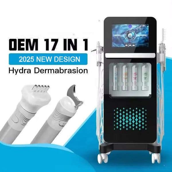 Upd Hot New Model Best Facial Diamond Face Dermabrasion 17 In 1 Alice Skin Moisturizing Exfoliating H2o2 Bubble Synthesis Cleansing Spa Salon Machine