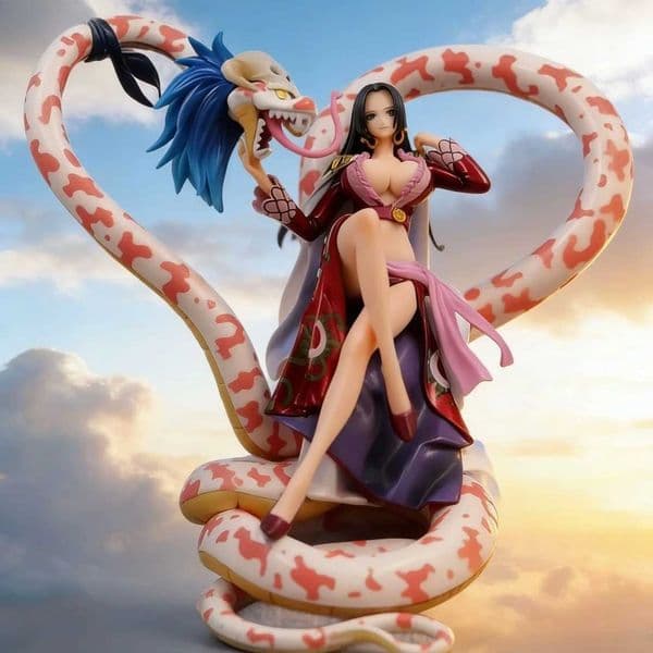 One Piece Figure Hancock Sitting Pose 20cm Anime Figure Statue Desktop Decoration Gift Figurine PVC Model Action Figures Dec S260508