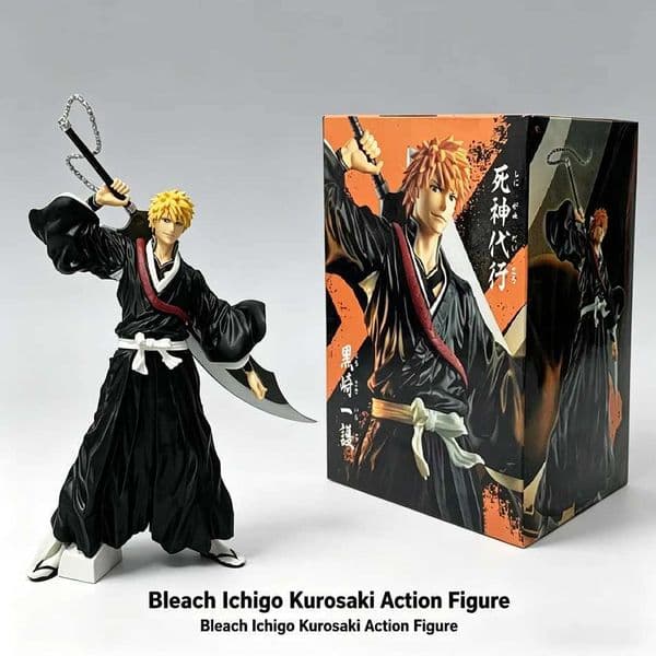 21cm Bleach Anime Figure Kurosaki Ichigo Action Figure Aizen Sousuke/Hitsugaya Toushirou Figurine PVC Model Collection Toy Gifts S260508