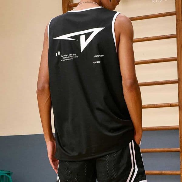 Summer Sveless Sport Tank Top Hombre Gym for Men Breathable Polyester Quick Dry T Shirt L260508