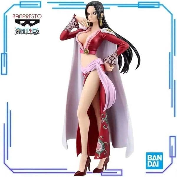 In Stock Bandai Original Genuine Banpresto Anime ONE PIECE DXF The Grandline Series Extra Boa Hancock 17cm Model Toy Figure Gift S260508