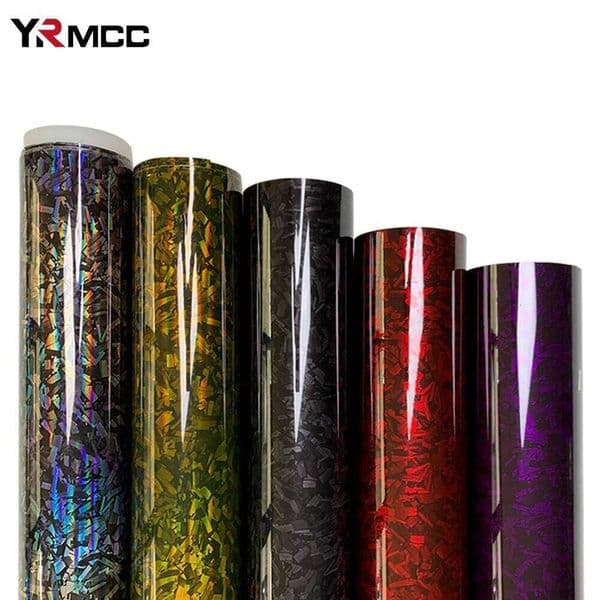 Wrap Waterproof Sticker Self Adhesive Glossy Black Carbon Fiber Decal Vinyl Film for Car Accessories