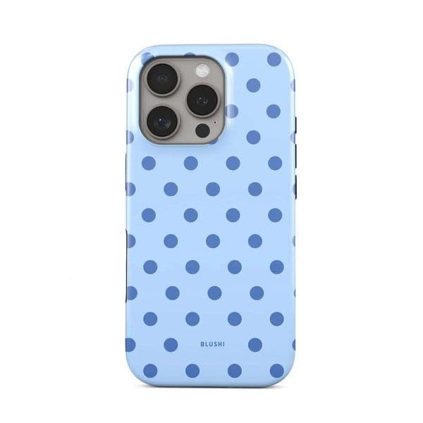 Luxury Y2K Polka Dot Phone Case for iPhone 17 16e 16 15 14 13 12 11 X XS XR XSMAX 7 8 Air Pro Max Plus Double-layer 26W0508