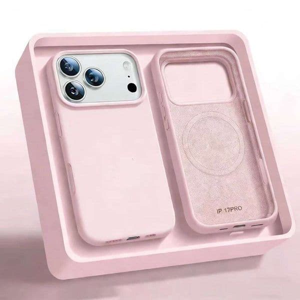 New Liquid Silicone Magnetic Magsafe Case For iPhone 17 Air 16 15 14 13 12 11 Pro Max Plus Wireless Charge Matte Solid Cover 26W0508