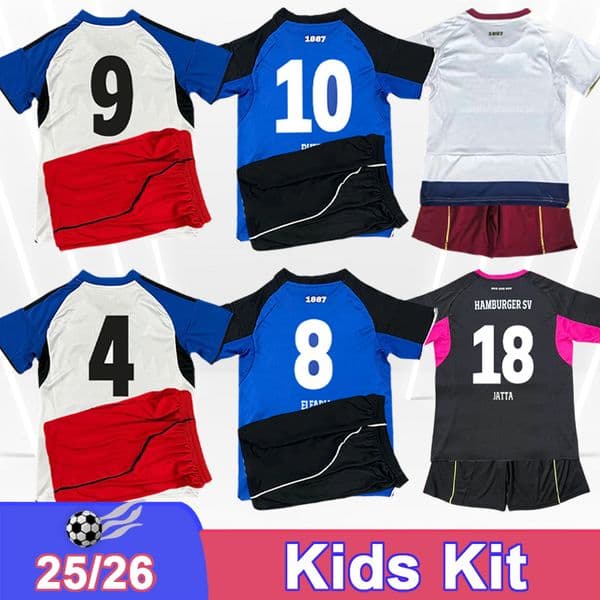 25 26 Hamburger Kids Kit Soccer Jerseys MIKELBRENCIS SCHONLAU GLATZEL KONIGSDORFFER CAPALDO JATTA Home Away 3rd Special Edition Football Shirts
