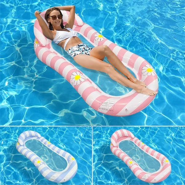 1 Piece Swimming Pool Floating Boat for Adults Oversized Inflatable Lounge Chair Rafting Board Suitable Adult Lak 260506