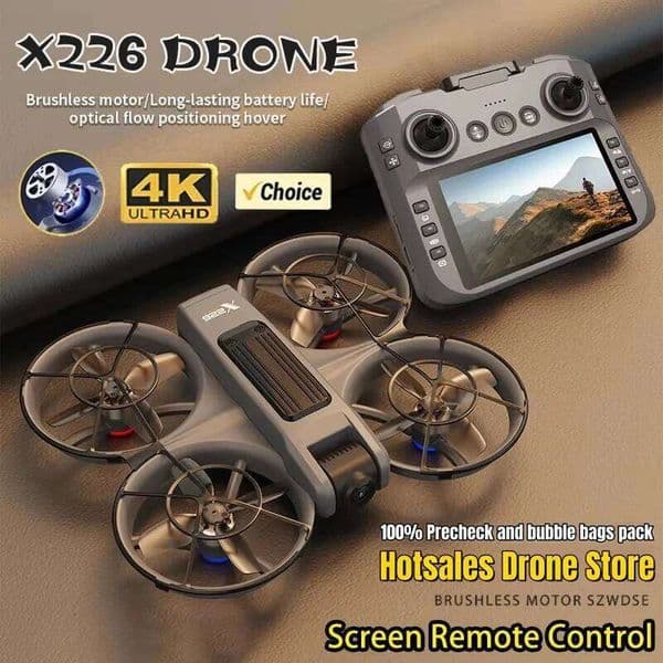 Newest Hot Sales Professionalhd Camera Brushless Motor Optical Flow Positioning Mini Drone Kid Free Gifts VR Glass