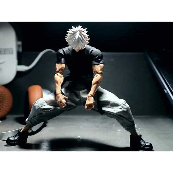 Jujutsu Kaisen 1/12 Scale Anime Character Gojo Painting Head Carving Model for 6 Romankey Action Figures Scene Props S260508