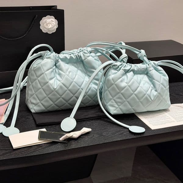 26s Classic Quilted New Lucky Bag Luxury Cattlehide Bags Fashion Women Handbag Designer Bags Leather Wallets Handbag with Shoulder