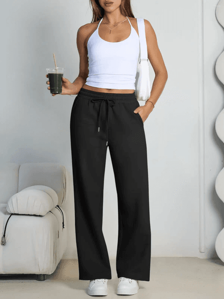 Women's Pants Straight Wide Leg Loose Pant Women Fahsion 2026 Spring Summer Baggy Sweatpants High Waist Csual Street Chic Trousers