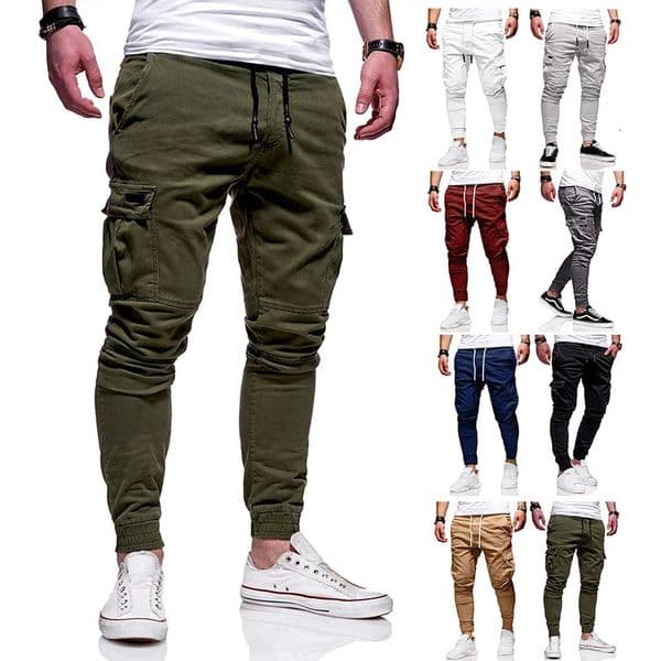 Running Jogging Pants Men Hip Hop Joggers Streetwear Fashion Casual Trousers Sport Training Bottoms Sweatpants Fitness Leggings 260507