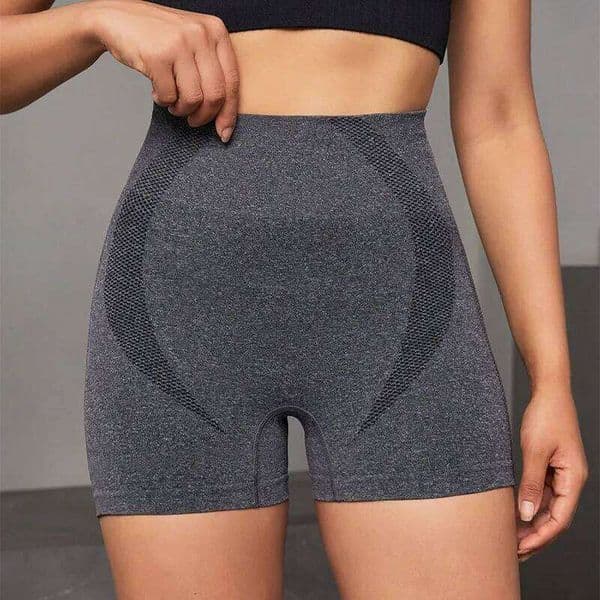 Sports outdoor quick-drying wear, women's shorts, fitness cycling and running solid-color yoga pants 26H0507