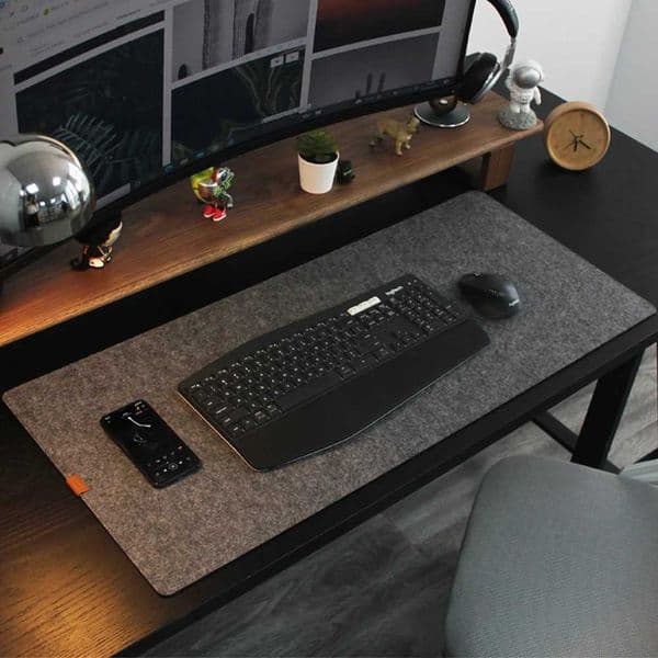 Large Size Wool Felt Mouse Pad Office Computer Desk Protector Mat Table Laptop Cushion Non-slip Keyboard Mat Gaming AccessoriesT260508