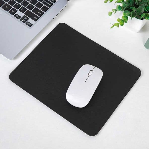 Small Size Office Mouse Pad Colorful Double-side Waterproof Desktop Protector Mat PU Leather Non-slip Pad For Laptop PC ComputerT260508