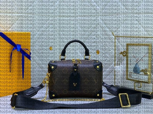 M45531 M45571 M45393 M45394 Square box packaging tite Malle Soue chain bag Embroidered printed colorful shoulder strap design shoulder bag Wallets