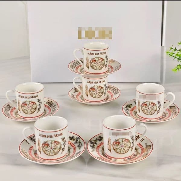 Contemporary Ceramic Espresso Cups with Saucer: Perfect for Cozy Mornings or Afternoons, Designed for Maximum Brewing Enjoyment