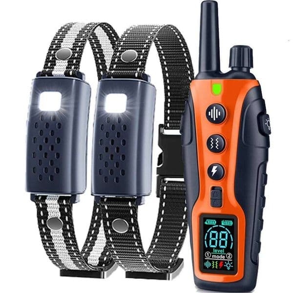 3280Ft Electric Dog Training Collar Remote Control Waterproof Pet BehaviorFor 5-120lbs Puppy With Vibration Shock 26H0508