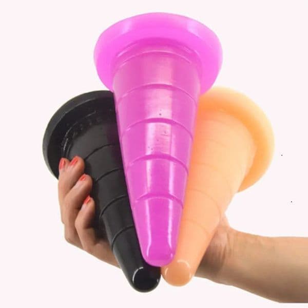 2026 New Large Cone Shape adult toys Suction Butt Plug Sex Adult Toys Toys For Woman Adult Products Anal Groove Sexo Bdsm Bondage S1031 100 722