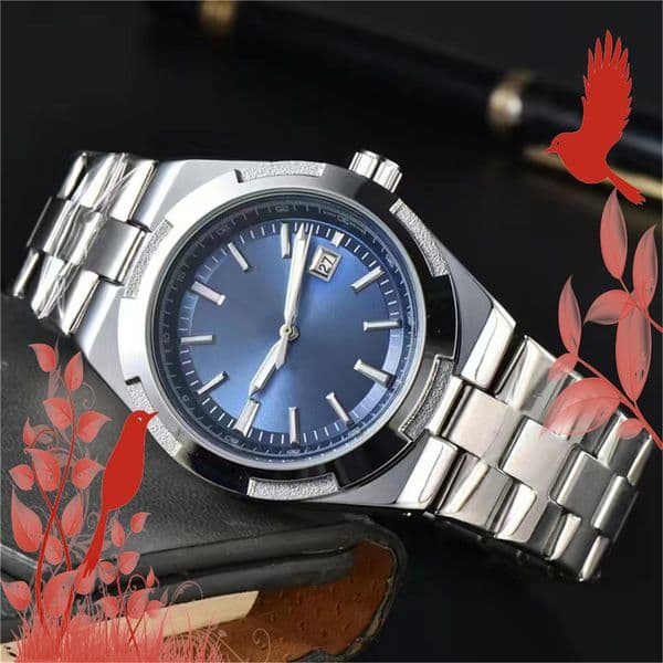 Mens VC OVERSEAS 4500V watch luxury designer watches QUARTZ movement watch fashion Classic Stainless Steel Luminous sapphire Wristwatches #6819