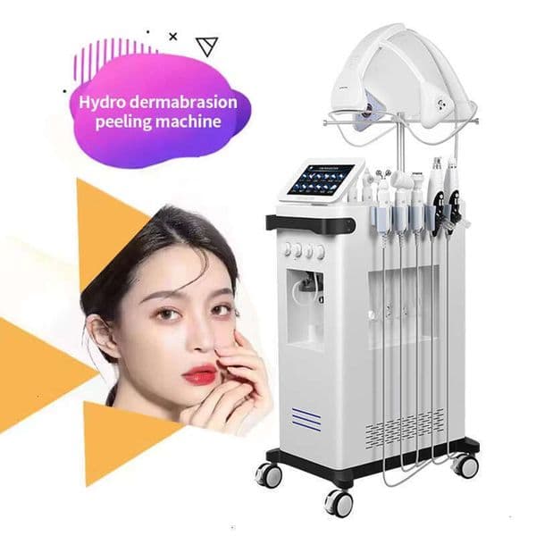 Upd Best Selling Oxygen Jet Beautydermabrasion Device Deep Cleansing Face Whitening Moisturizing Beauty devices And Oxygen Dome Mask Skin Rejuvenation Machine