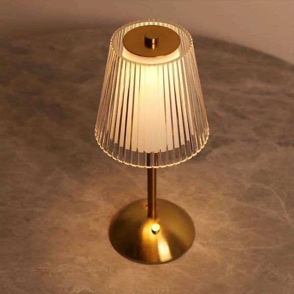 Alloy Touch Sensor LED Table Rechargeable Desk Lamp 3 Colors Adjustable Bedside Light Decorative Lamps Restaurant Hotel Bar S260507