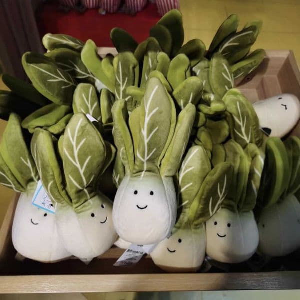 Plush Dolls Lively Cabbage Jelly Series Fruit and Vegetable Figurine Fortune-Bringing Cabbage Ornament