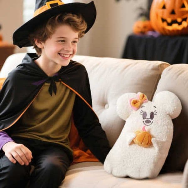 Movies & TV Plush toy New White Ghost Plush Pillow Halloween Home Decor Cushion Pillow Gift