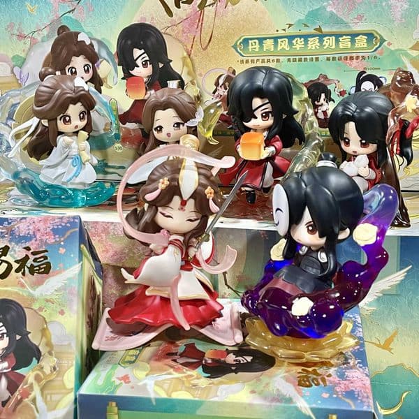 Heaven Officials Blessing The Splendor of Painting Series Blind Box Tian Guan Ci Fu Mystery Box Xielian Huacheng Figure Toys L2605085GCN
