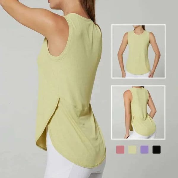 Clothe Set Sports Gym Women Crop Top Yoga Wear Shirts Ladies Sleeveless T-Shirts Vest Fitness Sportswear