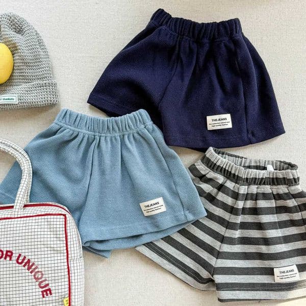 2025 Summer New Children Casual Shorts Cotton Girls Shorts Solid Color Kids Boys Casual Pants Breathable Baby ClothesT260508