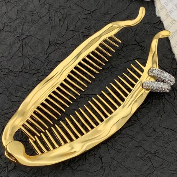 Designer Hair Clips Women Tooth Barrette Luxury Jewellery Designer for Women Vintage French Chic Hair Accessory Elegant Premium Free Shipping