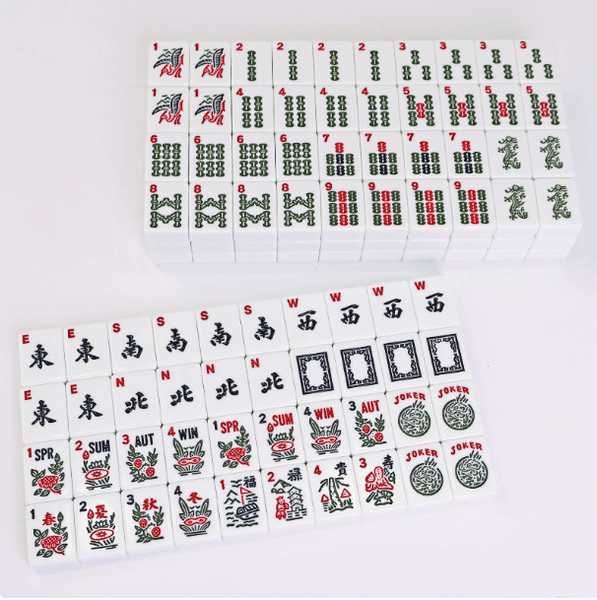 American Mahjong Jewish Western Mahjong 30MM Mahjong Gift Mahjong Foreign Mahjong Set